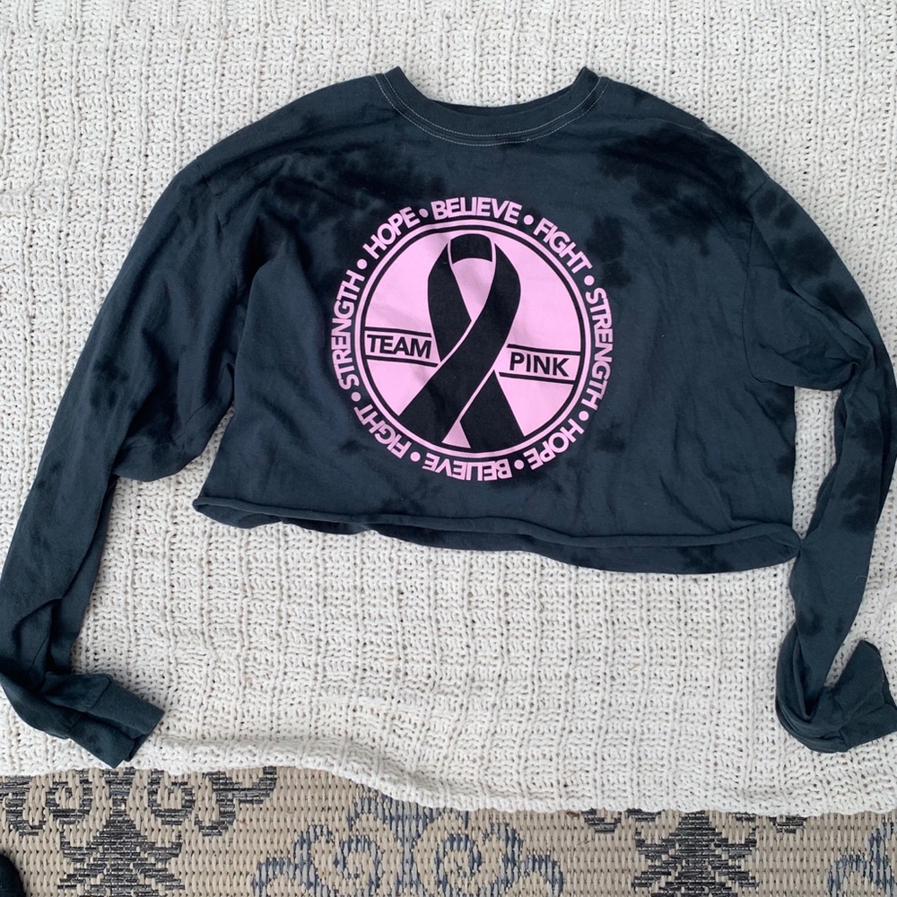 long sleeve crop top
